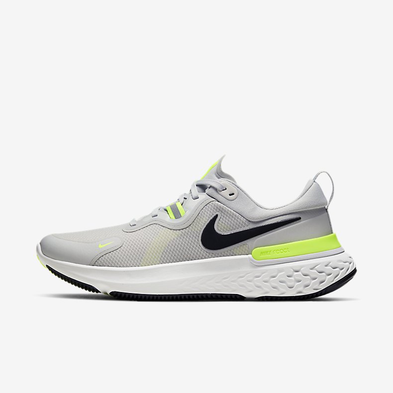 Giày Nike React Miller Nam - Xám Xanh Neon